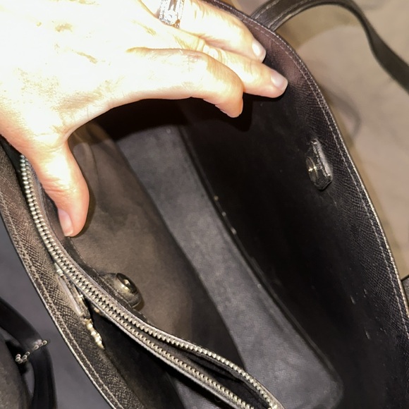 Coach Black Signature Tote - Picture 10 of 15